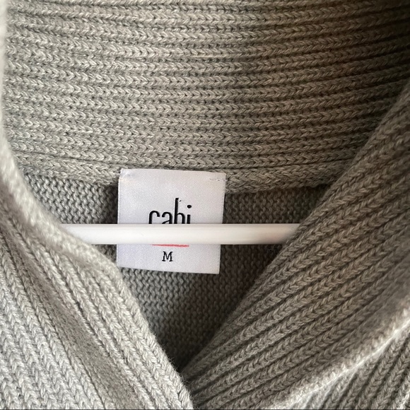 Cabi 3303 Charlotte Gray Poncho Dolman Sweater - Picture 3 of 7